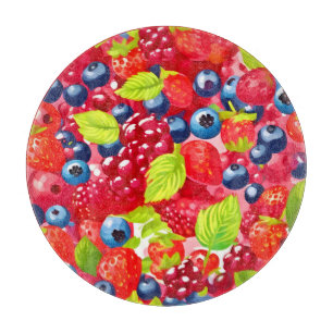 Planche À Découper Motif coloré Berry