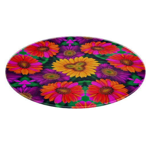 Planche À Découper Motif coloré Daisy Bouquet (Coin)