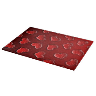 Planche À Découper Motif Crystal Hearts