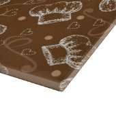 Planche À Découper motif Cuisine avec chef casquette (Coin)