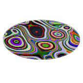 Planche À Découper Motif d'abstraction coloré (Coin)