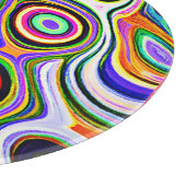 Planche À Découper Motif d'abstraction coloré (Coin)