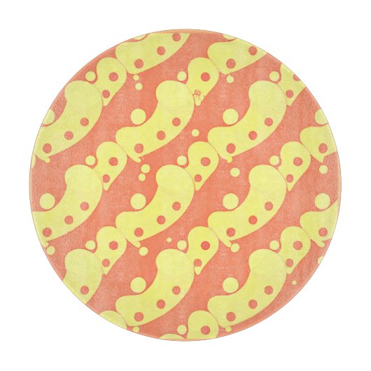 Planche À Découper Motif d'abstraction coloré éblouissant (Devant)