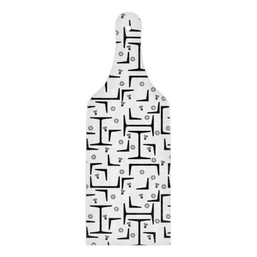 Planche À Découper Motif d'acier structurel (Devant)