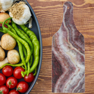 Planche À Découper Motif d'âge à bande rouge