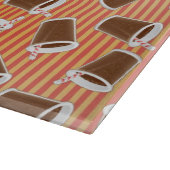 Planche À Découper Motif d'aliments de préparation rapide (Coin)