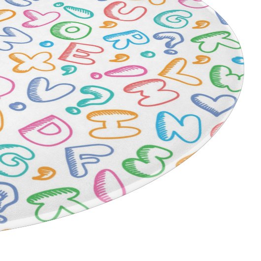 Planche À Découper motif d'alphabet (Coin)