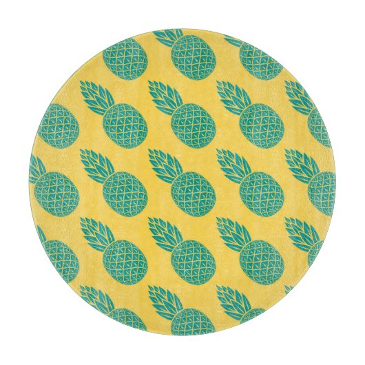 Planche À Découper Motif d'ananas (Devant)
