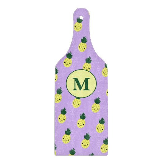 Planche À Découper Motif d'ananas personnalisable (Devant)