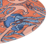 Planche À Découper Motif d'Ancre et de méduses (Coin)