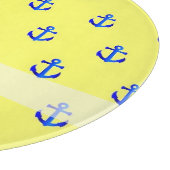 Planche À Découper Motif d'ancre jaune (Coin)