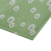 Planche À Découper Motif Dandelion sur Green Arrière - plan (Coin)