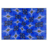 Planche À Découper Motif d'anémone du Jardin bleu (Devant)