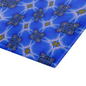 Planche À Découper Motif d'anémone du Jardin bleu (Coin)