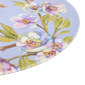 Planche À Découper Motif d'aquarelle Flower Pomme Cherry (Coin)