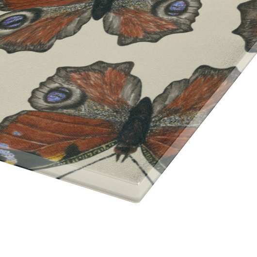 Planche À Découper Motif d'aquarelle papillons (Coin)