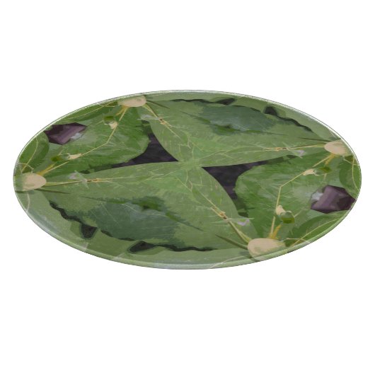 Planche À Découper Motif d'arbre aux amandes (Coin)