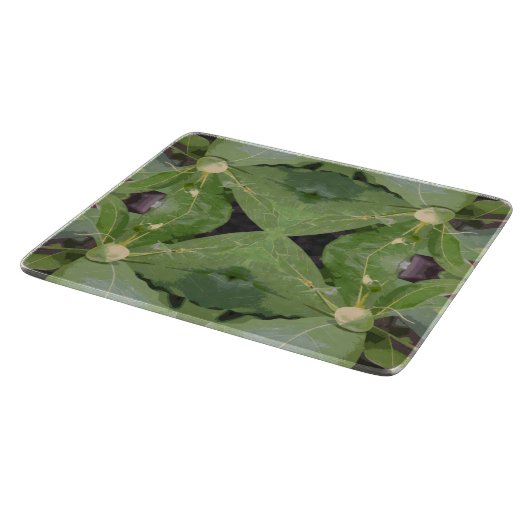 Planche À Découper Motif d'arbre aux amandes (Coin)