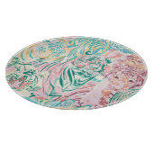 Planche À Découper Motif d'art de Tiger couleur Pastel (Coin)
