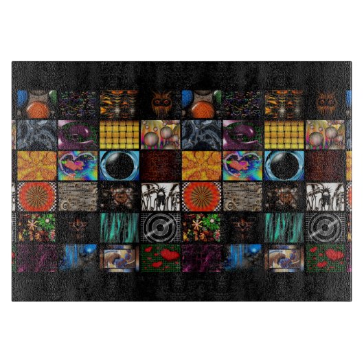 Planche À Découper Motif d'arts pop décoratifs (Devant)