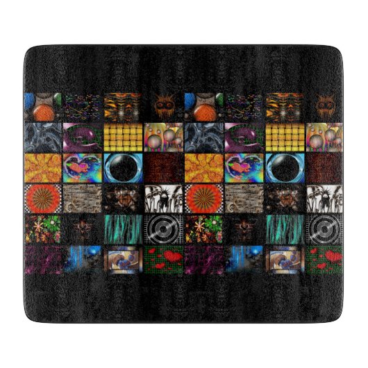 Planche À Découper Motif d'arts pop décoratifs (Devant)
