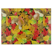 Planche À Découper Motif d'automne aquarelle (Devant)