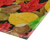 Planche À Découper Motif d'automne aquarelle (Coin)