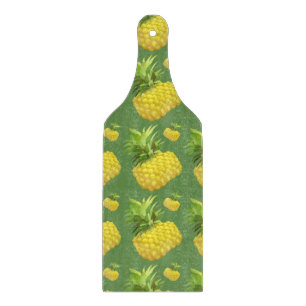 Planche À Découper Motif de Ananas Tropical: Art de Fruit d'Été