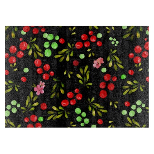 Planche À Découper Motif de Baies (Devant)