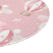 Planche À Découper Motif de ballons roses (Coin)