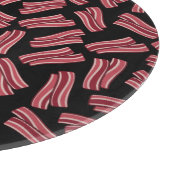 Planche À Découper Motif de bandes de lard (Coin)