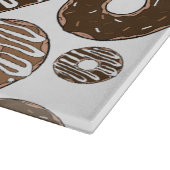 Planche À Découper Motif de beignes, beignets de chocolat, beignets d (Coin)