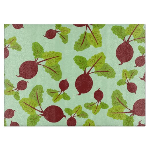 Planche À Découper Motif de betteraves (Devant)