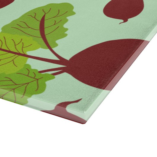 Planche À Découper Motif de betteraves (Coin)