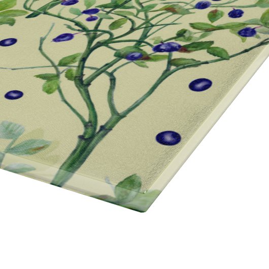 Planche À Découper Motif de bleuets avec libellules (Coin)