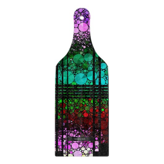 Planche À Découper Motif de Bling d'arc-en-ciel (Devant)