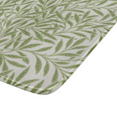 Planche À Découper Motif de branches feuillues vertes  (Coin)