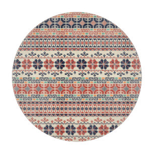 Planche À Découper Motif De Broderie Palestinienne : Beauté Tradition