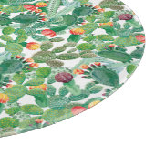 Planche À Découper Motif de cactus d'aquarelle (Coin)