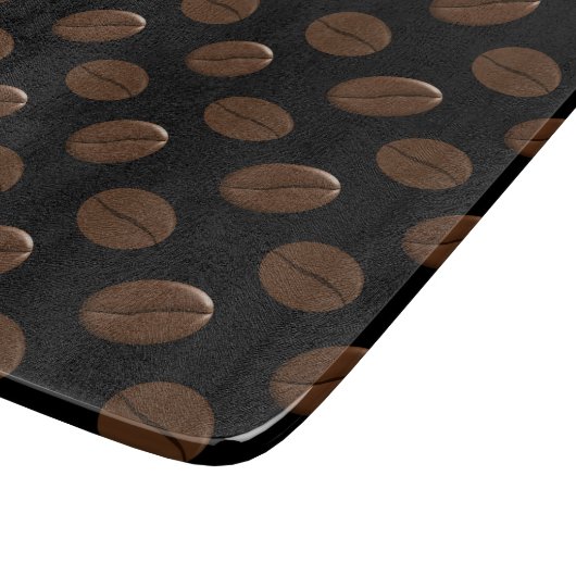 Planche À Découper Motif de café (Coin)