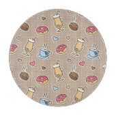 Planche À Découper Motif de café (Devant)