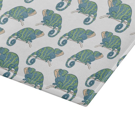 Planche À Découper Motif de caméléon (Coin)