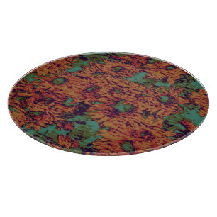 Planche À Découper Motif de camouflage de tournesol et de feuille