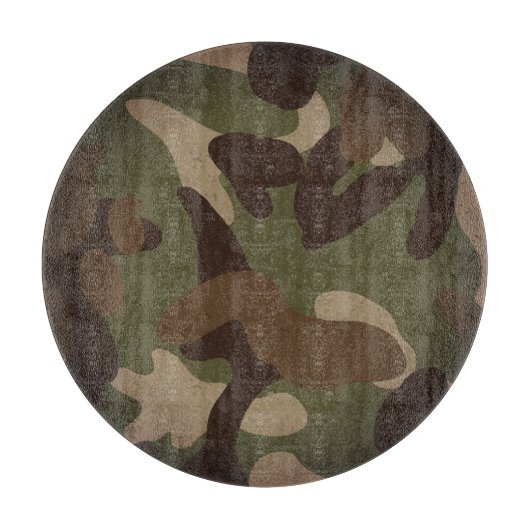 Planche À Découper Motif de camouflage militaire classique (Devant)