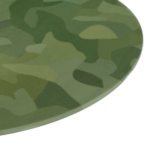 Planche À Découper Motif de camouflage vert olive