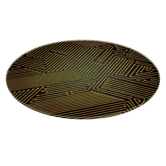 Planche À Découper Motif de carte d'ordinateur (Coin)