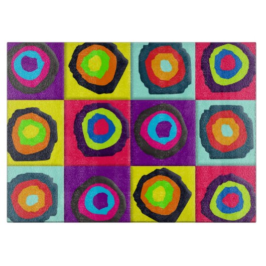 Planche À Découper motif de cercles (Devant)