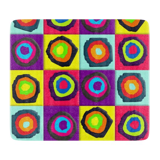 Planche À Découper motif de cercles (Devant)