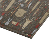 Planche À Découper Motif de chasse ethnique (Coin)