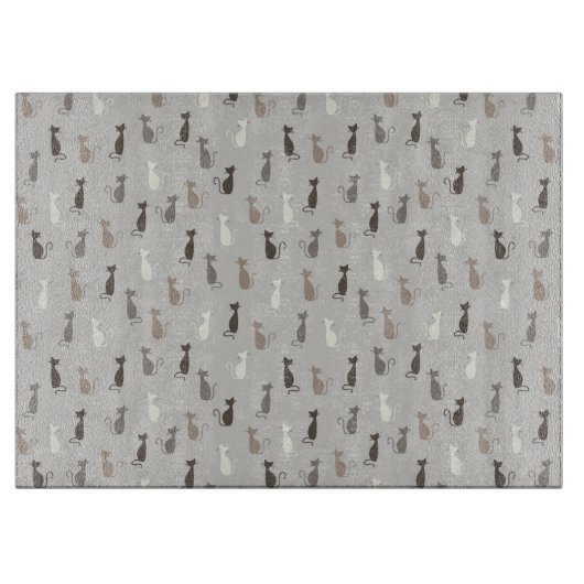 Planche À Découper Motif de chats (Devant)